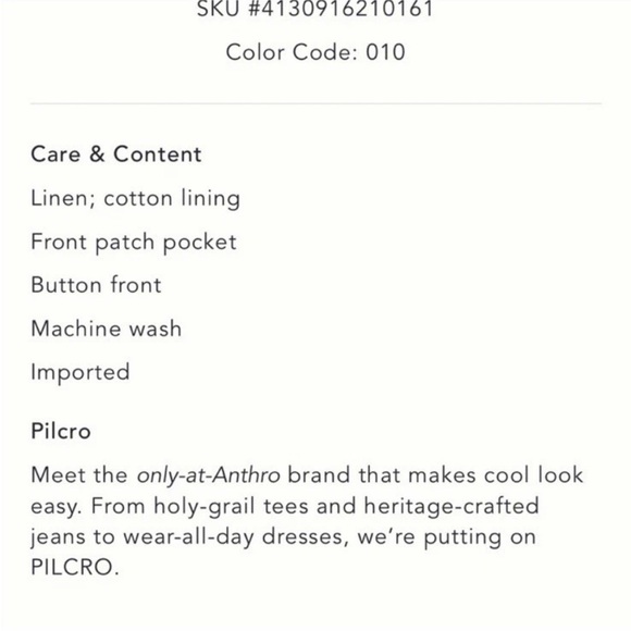 Pilcro Women's Sleeveless Ruffle Hem Shirt-Dress Yellow, Linen, Size Medium - Picture 7 of 8